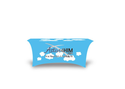Stretch Table Cloths 4FT with Custom Graphics