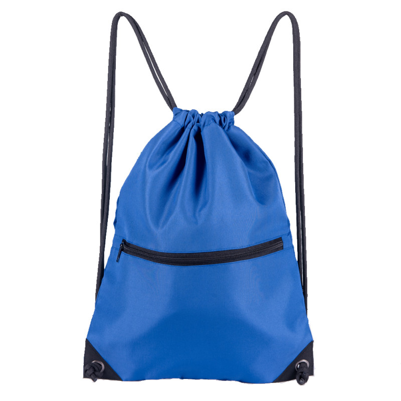 HOLYLUCK Men & Women Sport Gym Sack Drawstring Backpack Bag bright royal