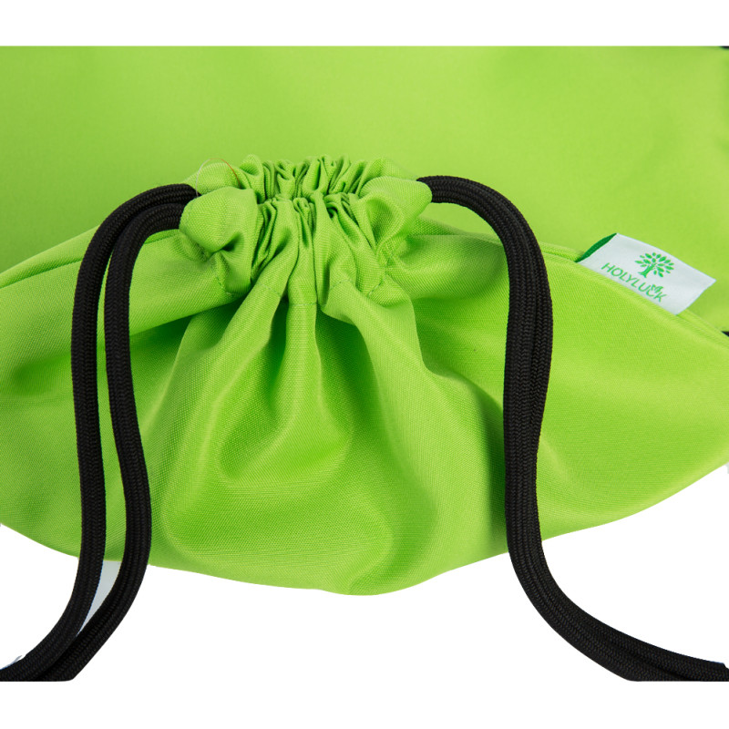 HOLYLUCK Men & Women Sport Gym Sack Drawstring Backpack Bag green