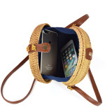 Handmade vine-braided beach grass-braided one-shoulder oblique Bag