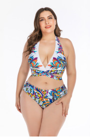 Big Bikini Bikini fat woman gathers big cup ladies swimsuit and swimsuit Onihua