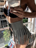 Sexy Ultra Flash Drill Band Half-length Skirt