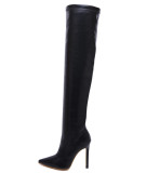 Leather Classic knee high boots
