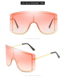 Oversized Square Sunglasses Women Luxury Brand Designer Vintage Rimless Metal Female Sun Glasses Gradient Goggle Dropship
