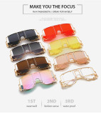 Oversized Sunglasses Women 2020 Sunglasses Men Vintage Sunglasses Luxury Retro Square Mens Sunglass Rihanna  Sun Glasses