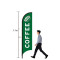 Wave Shape 4M Feather Flags with Custom Graphics