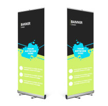 Roll Up Display with Custom Graphics