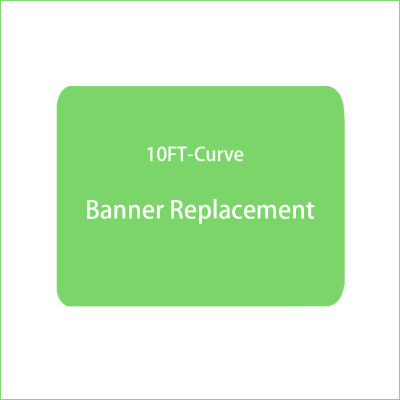 Replacement 10FT Curve Banner with Custom Graphics