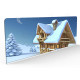 20FT Straight Stretch Fabric Display with Custom Graphics