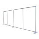 20FT Straight Stretch Fabric Display with Custom Graphics