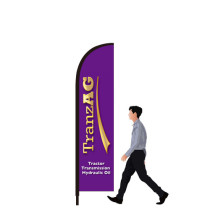 Flat Shape 10FT Feather Flags with Custom Graphics