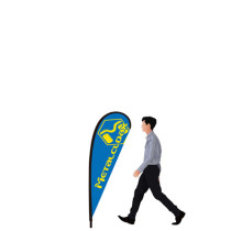 7FT Teardrop Flags with Custom Graphics