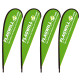 4Piece 10ft teardrop flags with Custom Graphics