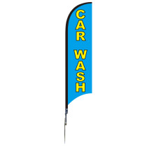 Car Wash Swooper Flag-0076