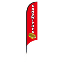 Catering Industry Swooper Flag-0092