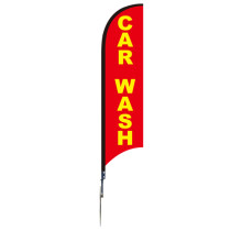 Car Wash Swooper Flag-0075