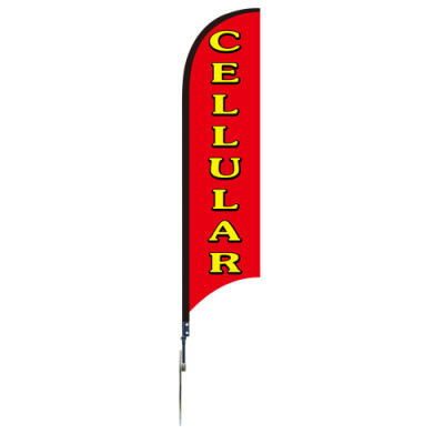 Cell Phone Swooper Flag-0084