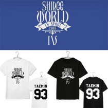 ALLKPOPER KPOP SHINee T-shirt World IV In Seoul Concert Tshirt Min Ho Jong Hyun Key Tee