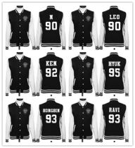 ALLKPOPER VIXX Baseball Uniform Coat Hongbin Hyuk Ken Leo N Ravi Unisex Varsity Jacket