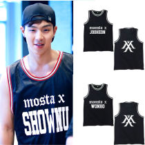 ALLKPOPER Monsta X Basketball Singlet Unisex I.M Tshirt Sleeveless Shirt Kpop T-Shirt