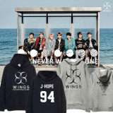 ALLKPOPER KPOP BTS Wings You Never Walk Alone Sweatershirt Unisex Bangtan Boys Coat Jimin
