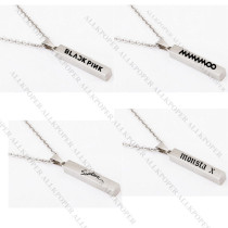 ALLKPOPER KPOP GOT7 Steel Pendant Necklace Chain Mamamoo EXO Fashion Jewelry Monata X