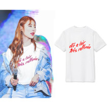 ALLKPOPER Kpop Mamamoo Whee In T-shirt Concert Tshirt 2017 New Casual Cotton Summer Tee