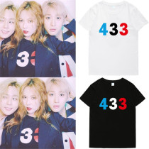 ALLKPOPER Kpop 4MINUTE Kim Hyun A T-shirt In Practice Room Short Sleeve Casual Tshirt