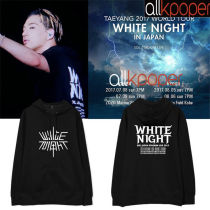 ALLKPOPER KPOP Bigbang Cap Hoodie WHITE NIGHT Concert Dong Young-Bae Hoody G-Dragon Pollover Sweatershirt 2017 New Kang Dae Sung
