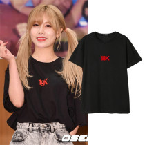 ALLKPOPER KPOP T-ara Lee Ji Hyun T-shirt Street Shooting Tshirt 2017 New Casual Tee Tops