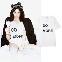ALLKPOPER KPOP FX Krystal T-shirt Tshirt Magazine Casual Letter Tee Tops