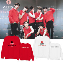 Kpop GOT7 sweater SEVEN SECRETS concert with the same paragraph loose round neck sweater men and women round neck sweater