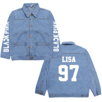 Kpop BLACKPINK denim jacket, versatile, comfortable clothes, male and female students, spring and autumn lovers, coats