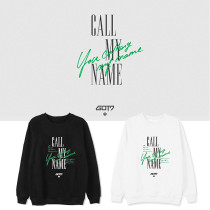 Kpop GOT7 Sweater Album Call My Name The same Paragraph Round Neck Sweater Loose Round Neck Pullover Sweater