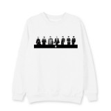 Kpop BTS Sweater Bangtan Boys Round Neck Sweater Hand Painted Korean Version Loose Top V.SUGA.JIN.JIMIN