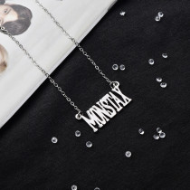 Kpop WANNA ONE SEVENTEEN Necklace Official Website MONSTA X Necklace Men and women Korean Titanium Steel Necklace