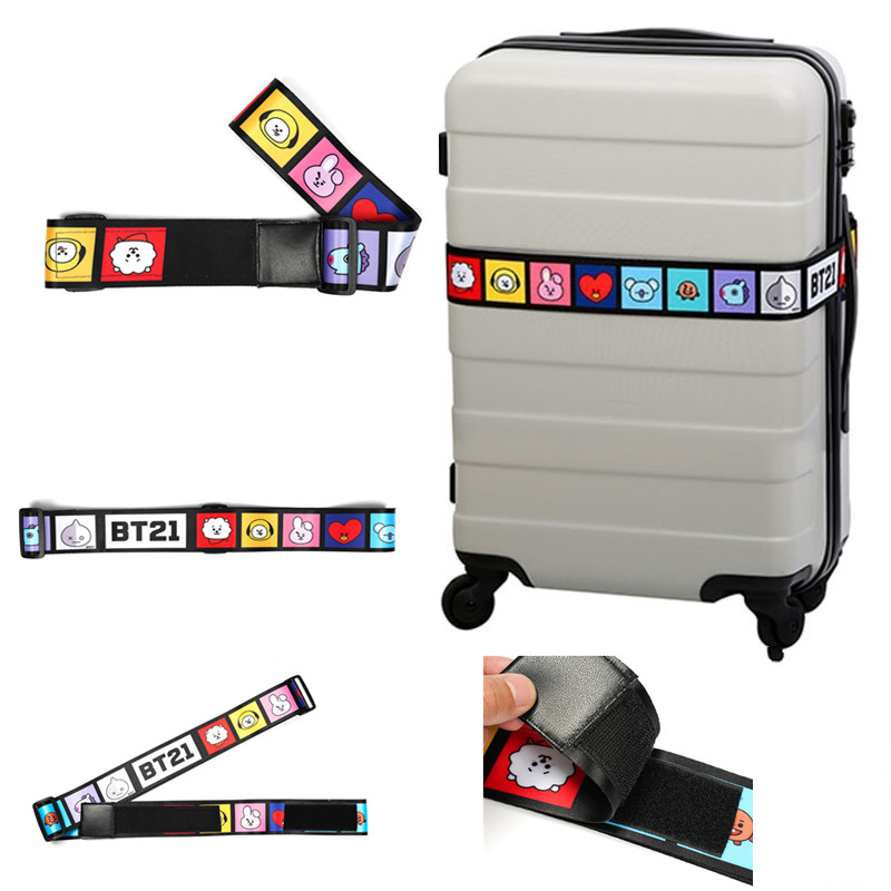 bts luggage bag
