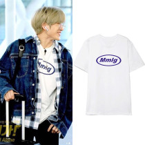 Kpop Kpop ASTRO JINJI Same T-shirt IZONE Yu JinSame Short-sleeved Korean Loose T-shirt