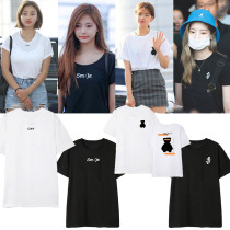 Kpop TWICE T-shirt Concert Tzuyu same Short Sleeve Loose T-shirt
