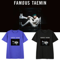Kpop SHINee T-shirt TAEMIN album FAMOUS same Short-sleeved Korean T-shirt