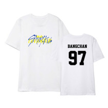 Kpop Stray Kids T-shirt New Album CléLEVANTER Surrounding Short-sleeved T-shirt Korean Loose T-shirt