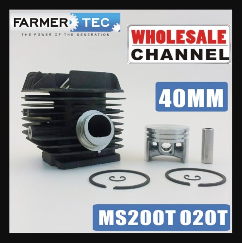Farmertec® 20 Cylinder Kits Bulk Order 40MM Cylinder Piston Kit For Stihl 020 T MS200 MS200T Chainsaw 1129 020 1202