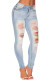 Denim Ripped Skinny Jeans 78647