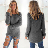 Gray Pullover Sweater 0179