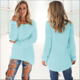 Sky Blue Pullover Sweater 0179