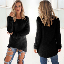 Black Pullover Sweater 0179