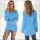 Blue Pullover Sweater 0179