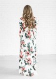 Plus Size Long Sleeve Pocket Design  Bohemian Dress 0320