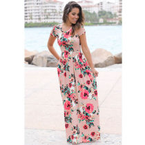 Summer Women Floral Printed Maxi Dress 0493