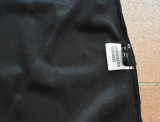 Plus Size Muslim Lace Insert Maxi Long Sleeve Dress Black 9040